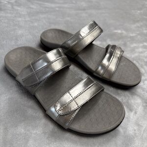 Vionic Womens Sarah Gray Sandals Size 7